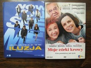 Moje córki krowy Iluzja 1 dwa filmy DVD