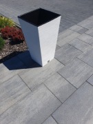 Doniczka wysoka 75,5cm z wyjmowanym wkładem Furu DFSH400 Biała