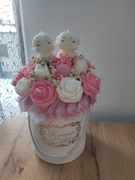 Flower box ze świec sojowych 