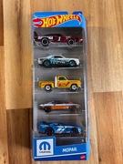 HOT WHEELS ZESTAW 5 MAŁYCH SAMOCHODZIKÓW AUTKA RESORAKI MOPAR 1:64 5-PAK