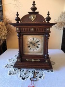 Zegar JUNGHANS ok. 1894 -  1900 okazała kapliczka eklektyczna loft