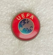 Odznaka - UEFA - okrągła - nowa