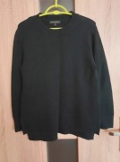 160 Czarny prosty sweter oversize rozmiar S