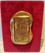 MURANO GLASS FERRO LORENZO  MADONNA 50s AKSAMIT 