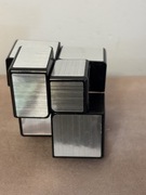 Układanka Lustrzana kostka logiczna 2x2x2 Mirror Cube srebrna szybka 2x2
