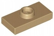 LEGO płytka 1x2 ciemny beżowy 6092591 2szt.