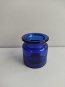 Mały wazonik kobaltowy szklany