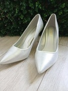 Nowe srebrne szpilki damskie rozmiar 39