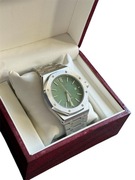 Zegarek Seiko mod na wzór AP royal oak nowy srebrno zielony automat