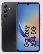 smartfon Samsung Galaxy A34 6/128GB czarny + szybka + case 