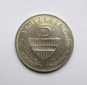5 Szylingów 1989 r.  Austria