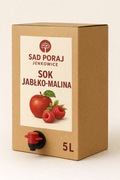 Sok jabłkowo-malinowy świeżo tłoczony 5l naturalny od rolnika 