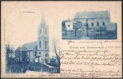 LUBSKO Sommerfeld kościół przedszkole 1900