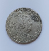 Moneta August lll Sas 1755 ort ( 18 groszy )