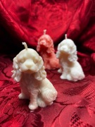 Piękna świeca świeczka pies piesek spaniel