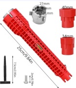 NASADOWY KLUCZ DO INSTALACJI KRANÓW ZLEWÓW BATERII POZIOMICA ZLEWÓW 8W1