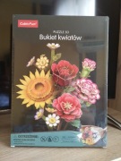 Puzzle 3D Bukiet kwiatów bez kleju i na