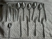 Sztućce nierdzewne Inox Lefana PRL polskie