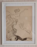 NA BALU - Maja Berezowska Akwarela na papierze