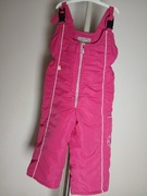 Spodnie dziewczęce zimowe ciepłe narciarskie różowe lindert r.86