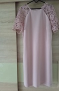 EMI sukienka pudrowy róż idealny stan roz.52
