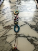 Kolorowe korale naszyjnik