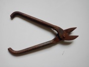 Stare nożyce do blachy PRL duże 28,8 cm