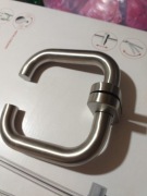 Klamka drzwi przemysłowych systemowych aluminiowych pcv inox