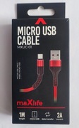 KABEL MAXLIFE MXUC-01 (USB - MICROUSB) FAST CHARGE