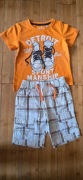 Rewelacyjny komplet chłopięcy T shirt i spodenki rozm.92