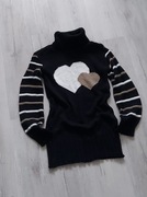 Piękny cieplutki sweterek golf Roz.S/M