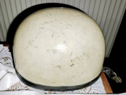 Kask orzeszek prl kokilka biały obwód 56cm