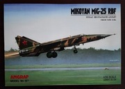 Mikoyan MIG 25 RBF - radziecki samolot naddźwiękowy
