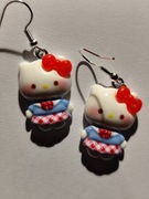Kolczyki hello kitty 