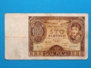 Banknot 100 zł z 2 czerwca 1932 r seria AŁ 7641032