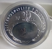 10 zł 2009  90. ROCZNICA UTWORZENIA NIK  HOLOGRAM  Ag 925  UNC