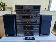 Wieża Stereo Pioneer 2xkaseta, 6xCD, procesor, pilot, głośniki, bluetooth 