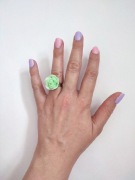 Claire's Pierścionek z różą kawaii gyaru lolita