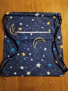 Bawełniany podwójny workoplecak z kieszonką, podwójny 