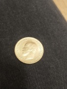 Sprzedam ruska moneta 10 rubli 1909 z carem wykopki monet po 