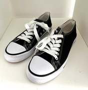 Trampki dziecięce tenisówki czarne do szkoły r 37