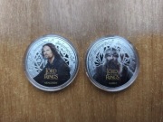 Dwie monety Samoa half dollars 2022 The lord of the rings