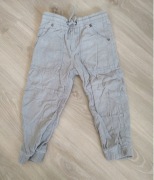 H&M spodnie sztruksowe na gumce r.98