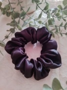 Gumka do włosów typu Scrunchies Czerń Slim