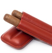 Etui podwójne skórzane na cygara Pepe Cilba