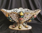 Patera żardniera włoska STELLA CRAFTS ITALY Vintage retro prl porcelana