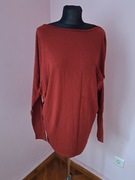 Szachownica bluzka 36/38 S/M brązowa wiskoza