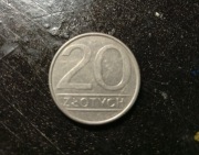 Moneta 20 zł 1986