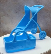 wózek z nosidełkiem dla malutkiej lalki