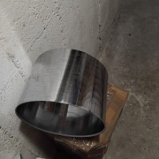 Lampa sufitowa srebrna